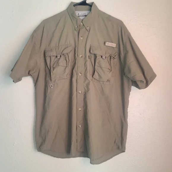Columbia Men’s PFG Bahama II Short Sleeve Shirt Small - Picture 3 of 7